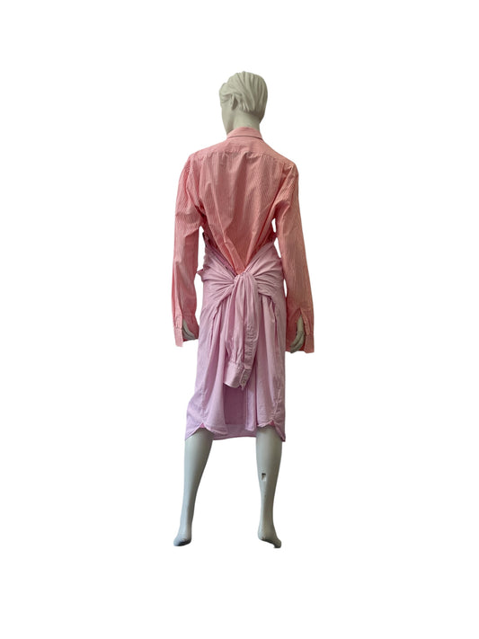 Alternate view of HULFE Café Prückl Hug Dress in rose and apricot tones