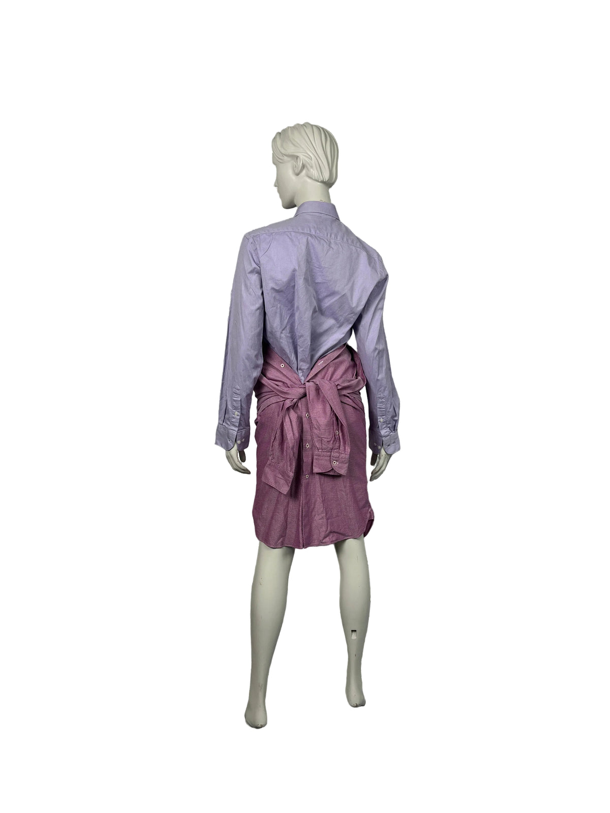 Alternate view of HULFE U Hug Dress made from two shirts